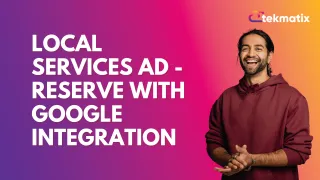 Local Services Ad - Reserve with Google Integration
