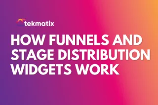 How Funnels and Stage distribution widgets work