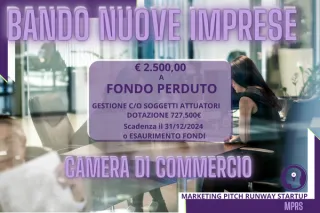 Spese di avvio a FONDO PERDUTO?