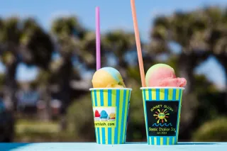 Cool Off and Chill at Sunset Slush of Perry 🍧 – Your Go-To Spot for Sweet Treats!