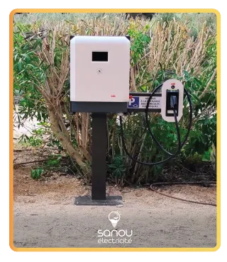 Transformez le parking de votre entreprise en station de recharge électrique avec Sanou Electricité et bénéficiez de la prime Advenir