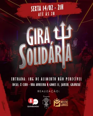 Gira Solidária arrecada alimentos para ajudar comunidades carentes de Gravataí