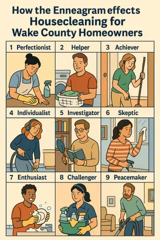 What Your Enneagram Says About Your Cleaning Style