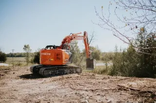 Cut and Fill Excavation for Subdivision Development in Southeastern Ontario