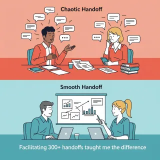 What Facilitating 300+ Handoff Meetings Taught Me About Flow Patterns