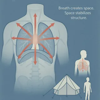 Suspended in Motion: The True Architecture of the Human Body
