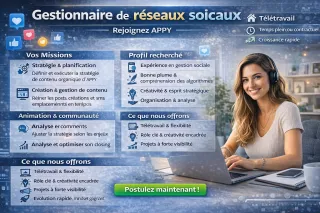 Gestionnaire de réseaux sociaux