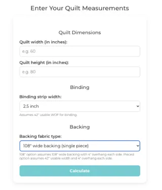 How to Calculate Quilt Backing & Binding Fabric – 108" Wide vs 42" WOF | Quilty Sidekick