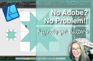 How to Create a Sawtooth Star Quilt Block in Affinity Designer