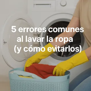  ¿Lavas bien tu ropa? Tal vez estás cometiendo uno de estos errores...