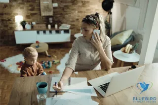 Stress Relief for Busy Moms | Bluebird Therapy Center NJ