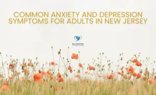 Common anxiety and depression symptoms for adults in New Jersey