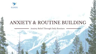 Anxiety Relief Through Daily Routines: Build Calm Daily