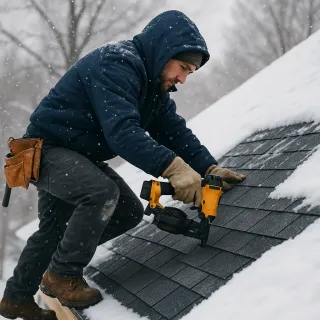 How Long Should a Roof Repair Take in Winter Conditions?