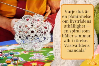 Mandala i garn