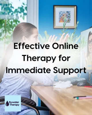 Effective Online Therapy for Immediate Support