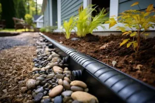 What is a French drain?