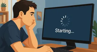 The Five Minutes You Wait for Your Computer to Turn On Every Morning