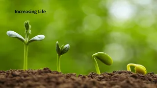 The Power of Constant Growth and Increasing Life