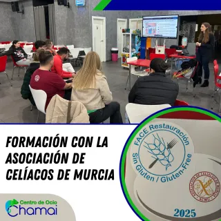 Formación sobre enfermedad celíaca y restauración en Chamai