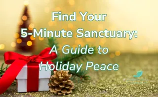Find Your 5-Minute Sanctuary: A Guide to Holiday Peace
