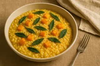 Roast Butternut Squash & Sage Risotto