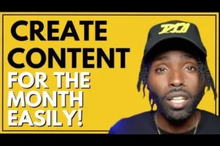 How To Create 28 Days Of Content In 20 Minutes