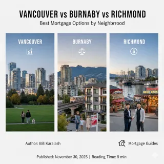 Vancouver vs Burnaby vs Richmond: Best Mortgage Options by Neighborhood