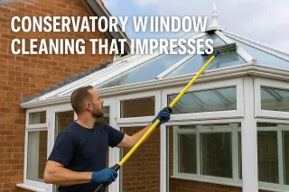 Conservatory Window Cleaning That Impresses