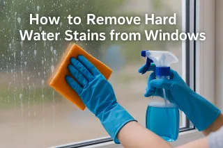 How To Remove Hard Water Stains from Windows