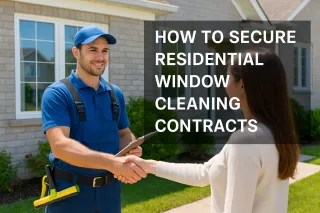 How to Secure Residential Window Cleaning Contracts