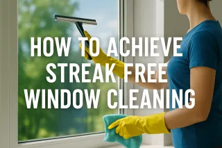 How to Achieve Streak Free Window Cleaning