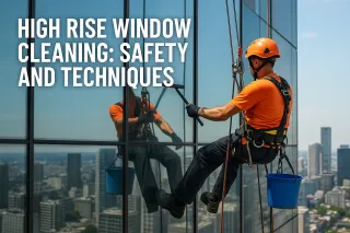 High Rise Window Cleaning: Safety and Techniques