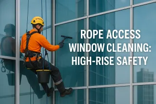 Rope Access Window Cleaning: High-Rise Safety