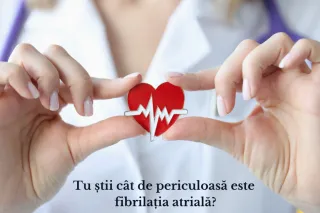 Am descoperit cum un singur episod de fibrilație atrială îți poate dezechilibra viața. Tu știi cât de periculoasă este?