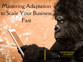 Mastering Adaptation to Scale Your Business Fast