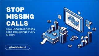 Stop Missing Calls—Book More Jobs | Lead Doctor