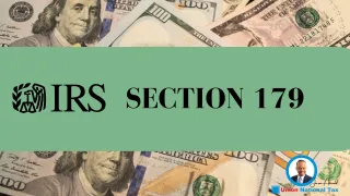 Section 179 of the IRC allows businesses to take an immediate deduction for business expenses related to depreciable assets such as equipment, vehicles, and software.