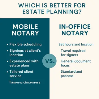 Mobile Notary vs. In-Office Notary: Which Is Better for Estate Planning?