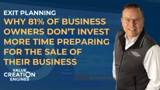 Why 81% of Business Owners Don't Invest More Time Preparing For the Sale of Their Business