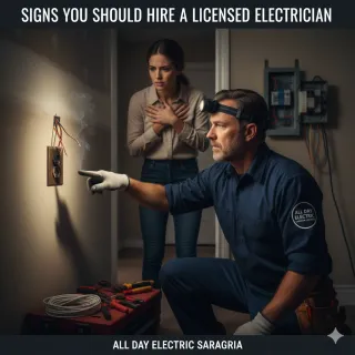 Signs You Should Hire a Licensed Electrician for Your Home Improvement Project
