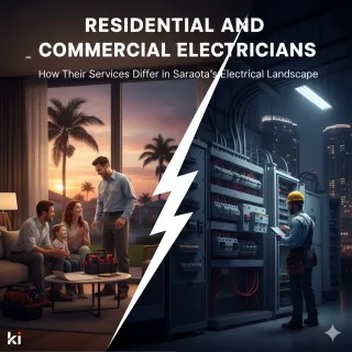 Residential and Commercial Electricians: How Their Services Differ in Sarasota’s Electrical Landscape
