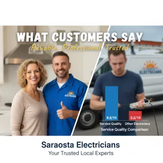What Customers Say: Sarasota Electricians and Their Service Quality Comparison