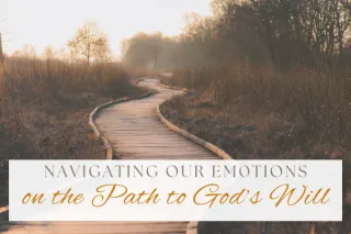 Navigating our Emotions on the Path to God's Will