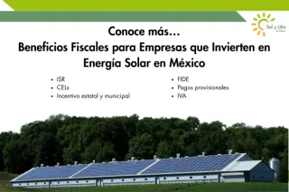 Beneficios Fiscales para Empresas que Invierten en Energía Solar en México