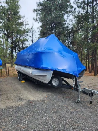 Secure Your Boat in Style: The Blue Shrink Wrap Advantage at Spokane ShrinkWrap Co.