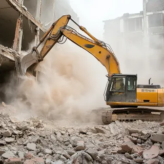 Minimize Dust in Residential Demolitions