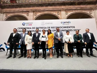 Entregan reconocimiento Empresas generando mismas oportunidades