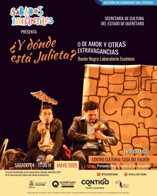 Invita SECULT al teatro en la Casa del Faldón con la obra ¿Y dónde está Julieta?