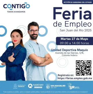 Llega Feria de Empleo a San Juan del Río con más de mil vacantes